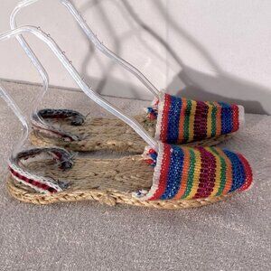 5/$25 HANDMADE Colombian Alpargata Jute Espadrille Sandals 41